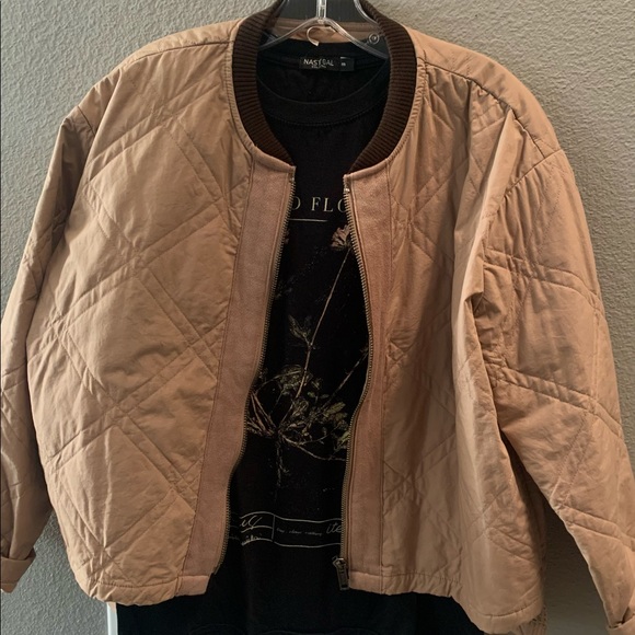 Free people thin quilted bomber jacket - Picture 2 of 4